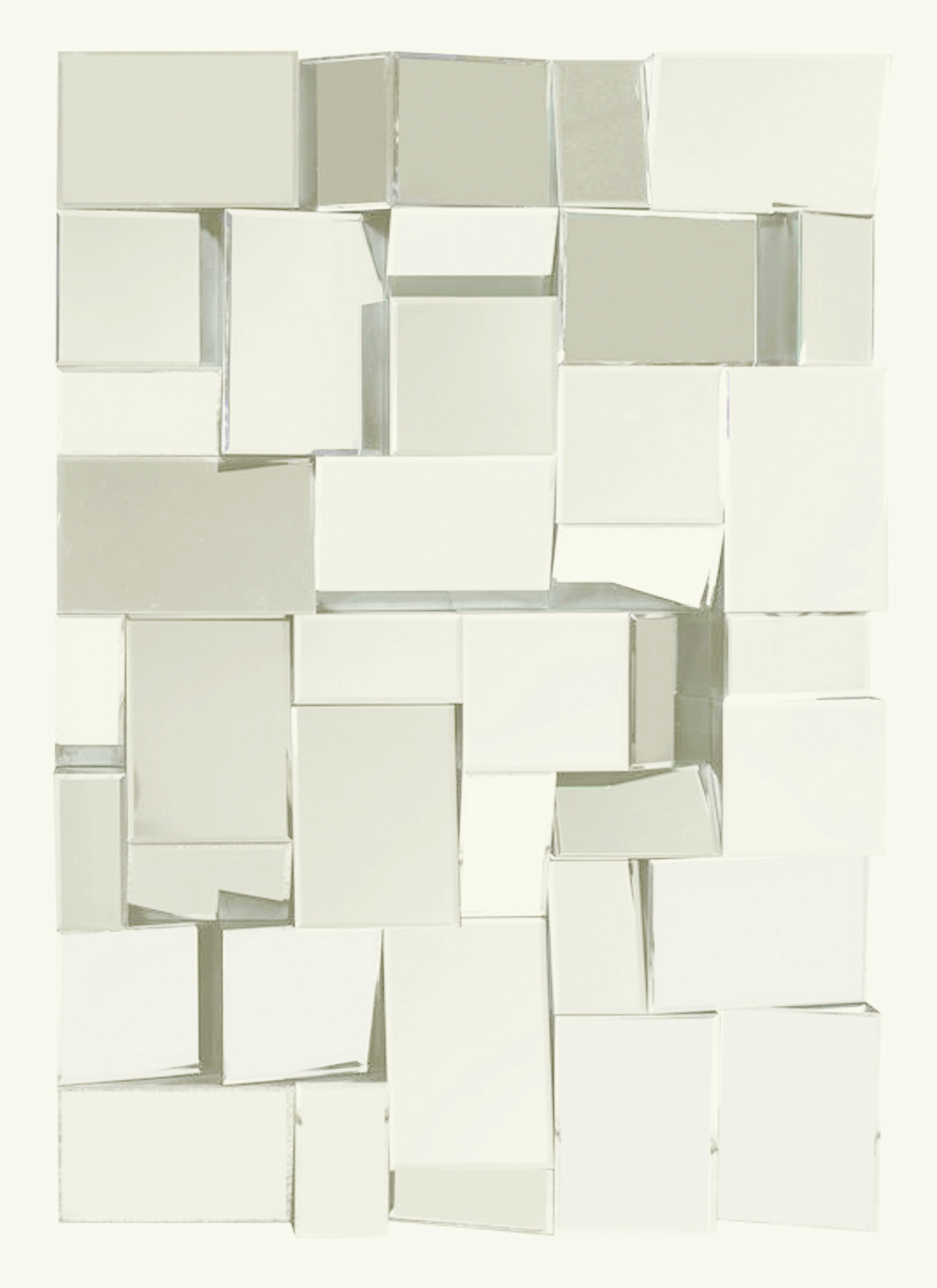 MC032 Wall décor art mirror on mirror rectangular modern